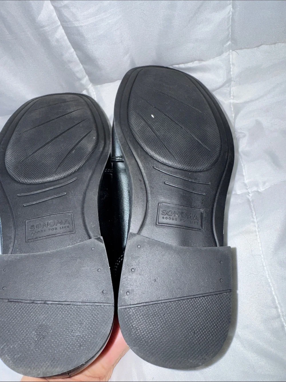 Sonoma Black Boys Slip-On Dress Loafers
